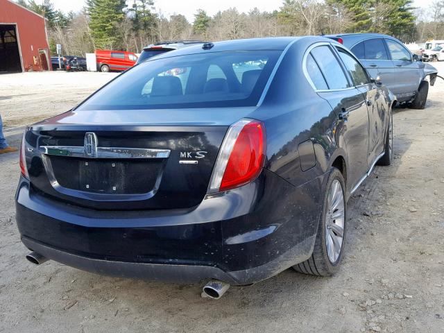 1LNHL9FT8BG600111 - 2011 LINCOLN MKS BLACK photo 4