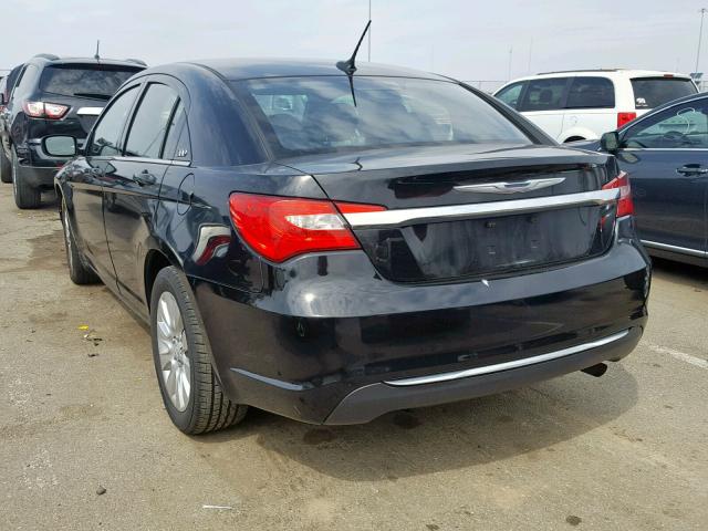 1C3CCBABXDN641685 - 2013 CHRYSLER 200 LX BLACK photo 3