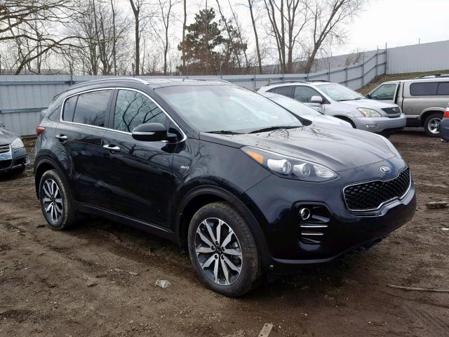 KNDPNCAC6H7221390 - 2017 KIA SPORTAGE E BLACK photo 1