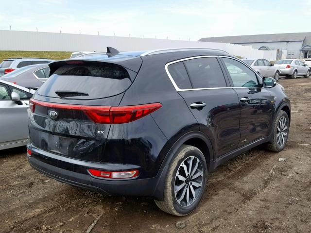 KNDPNCAC6H7221390 - 2017 KIA SPORTAGE E BLACK photo 4