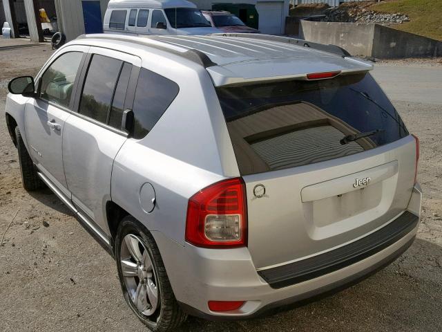 1J4NT1FAXBD248667 - 2011 JEEP COMPASS SP SILVER photo 3
