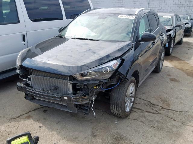 KM8J3CA41JU722839 - 2018 HYUNDAI TUCSON SEL BLACK photo 2