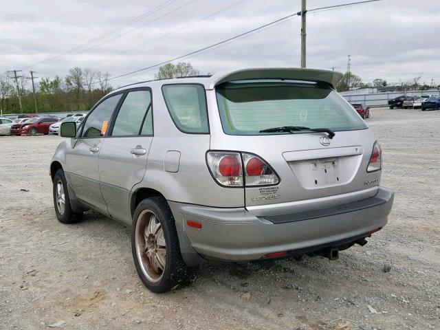 JTJHF10U610168282 - 2001 LEXUS RX 300 SILVER photo 3