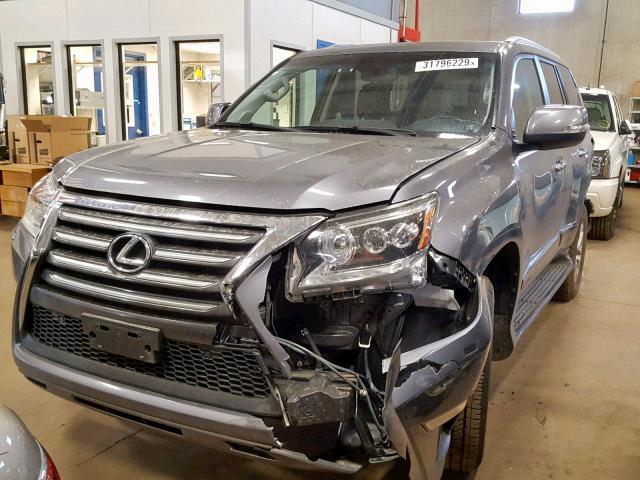 JTJBM7FX8G5137367 - 2016 LEXUS GX GRAY photo 2