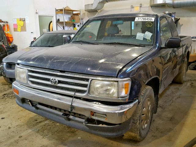 JT4VD12E1S0004408 - 1995 TOYOTA T100 XTRAC BLUE photo 2