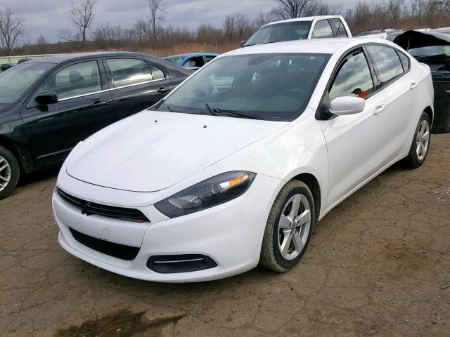 1C3CDFBB0FD251397 - 2015 DODGE DART SXT WHITE photo 2