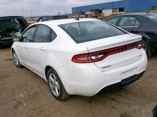 1C3CDFBB0FD251397 - 2015 DODGE DART SXT WHITE photo 3