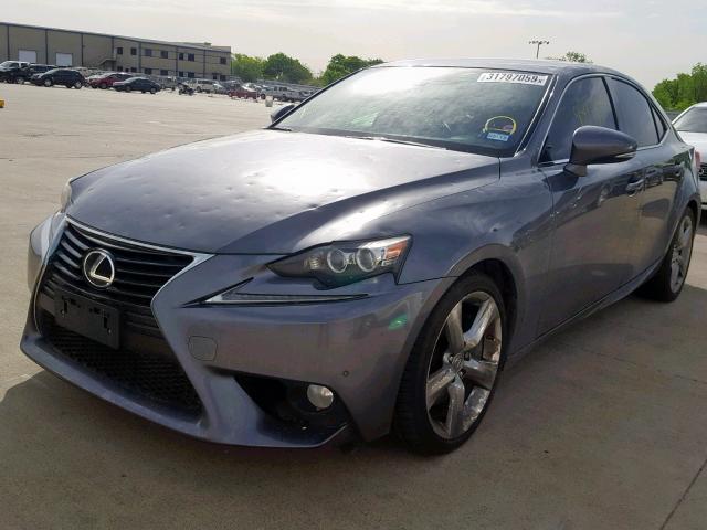 JTHBE1D26E5001741 - 2014 LEXUS IS 350 GRAY photo 2