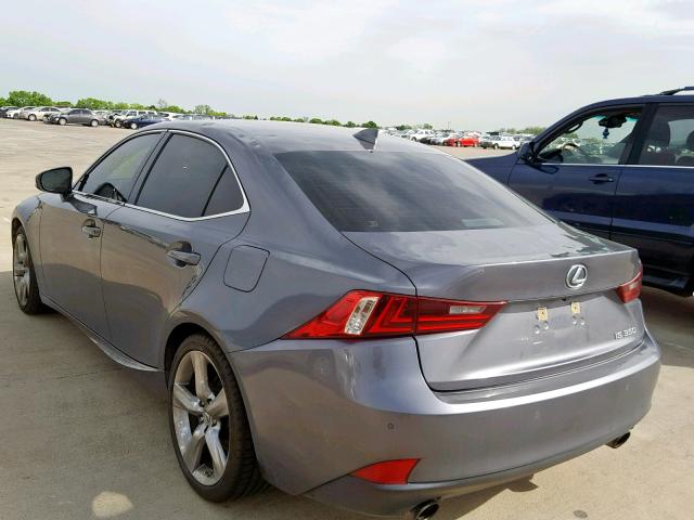 JTHBE1D26E5001741 - 2014 LEXUS IS 350 GRAY photo 3