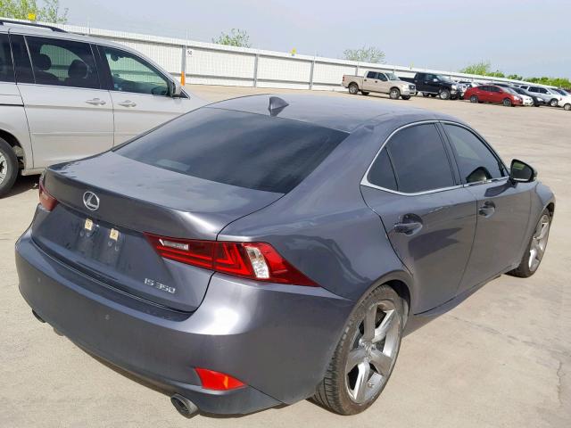 JTHBE1D26E5001741 - 2014 LEXUS IS 350 GRAY photo 4