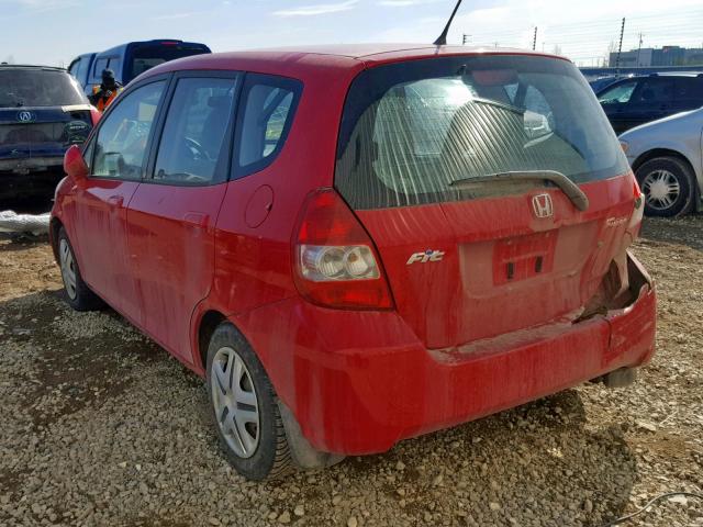 JHMGD384X8S803778 - 2008 HONDA FIT RED photo 4