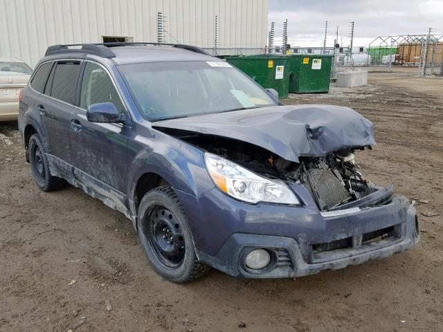 4S4BRGMCXE3243487 - 2014 SUBARU OUTBACK 2. GRAY photo 1