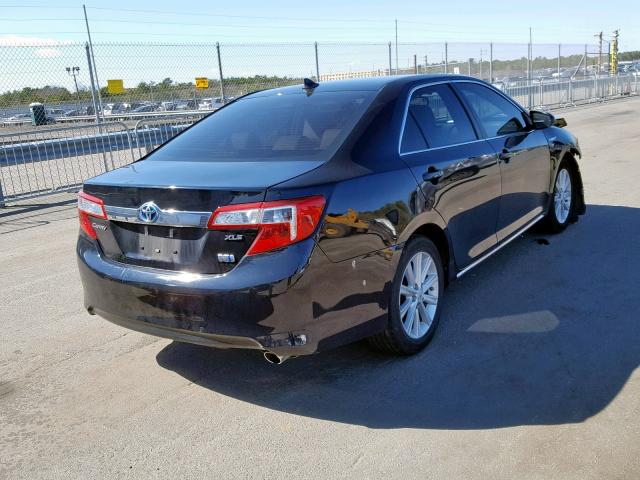 4T1BD1FK7EU131661 - 2014 TOYOTA CAMRY HYBR BLUE photo 4