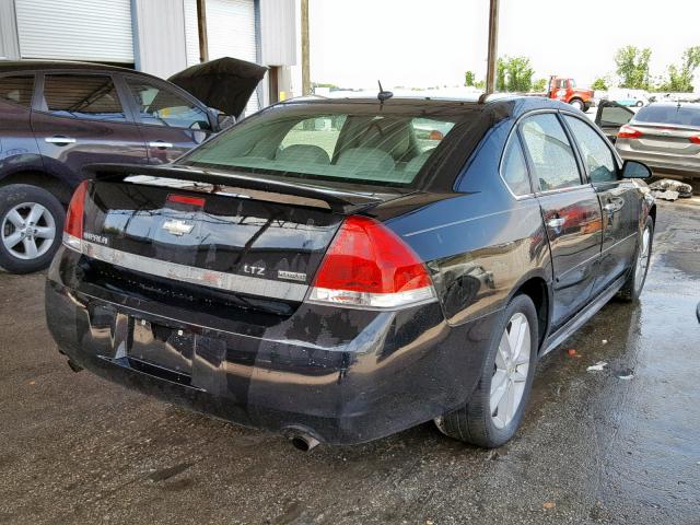 2G1WC5EM0A1242845 - 2010 CHEVROLET IMPALA LTZ BLACK photo 4