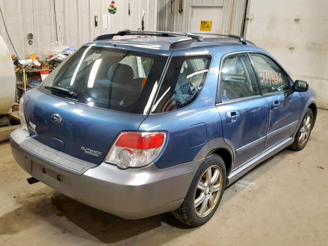 JF1GG63607H813143 - 2007 SUBARU IMPREZA OU BLUE photo 4