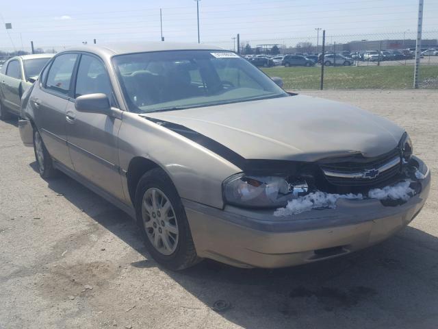 2G1WF52EX39389358 - 2003 CHEVROLET IMPALA GOLD photo 1