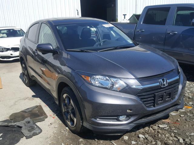 3CZRU6H5XJM731638 - 2018 HONDA HR-V EX GRAY photo 1