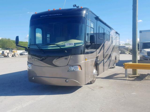 4UZACJDT0ACAT5870 - 2010 FREIGHTLINER CHASSIS XC BROWN photo 2