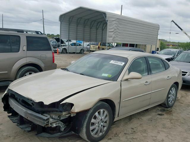 2G4WD582X81181346 - 2008 BUICK LACROSSE C TAN photo 2