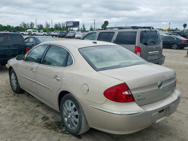 2G4WD582X81181346 - 2008 BUICK LACROSSE C TAN photo 3