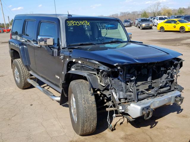 5GTEN13E798112046 - 2009 HUMMER H3 BLACK photo 1