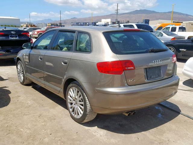 WAUNF78P86A125777 - 2006 AUDI A3 2.0 PRE GRAY photo 3