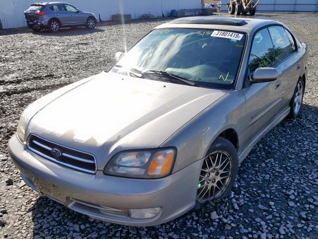 4S3BE656227204819 - 2002 SUBARU LEGACY GT GOLD photo 2