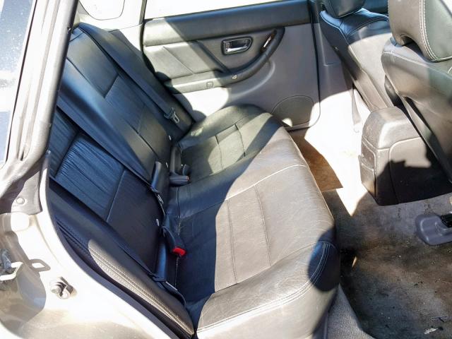 4S3BE656227204819 - 2002 SUBARU LEGACY GT GOLD photo 6