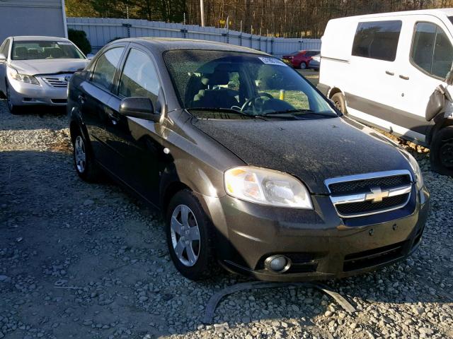 KL1TG55658B026281 - 2008 CHEVROLET AVEO LT BLACK photo 1