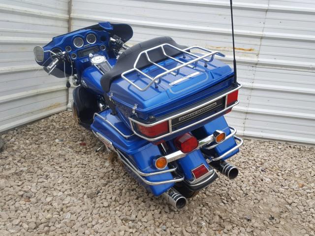 1HD1FC4167Y630803 - 2007 HARLEY-DAVIDSON FLHTCUI BLUE photo 3
