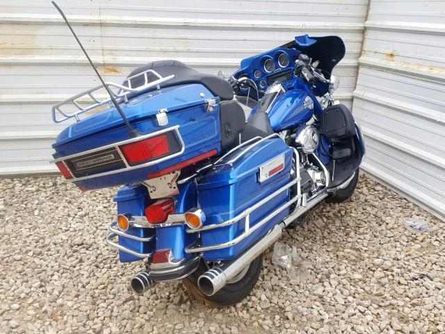 1HD1FC4167Y630803 - 2007 HARLEY-DAVIDSON FLHTCUI BLUE photo 4