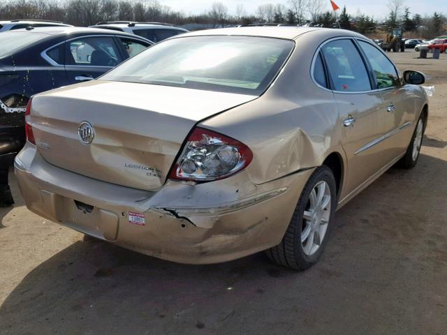 2G4WE567051259799 - 2005 BUICK LACROSSE C GOLD photo 4