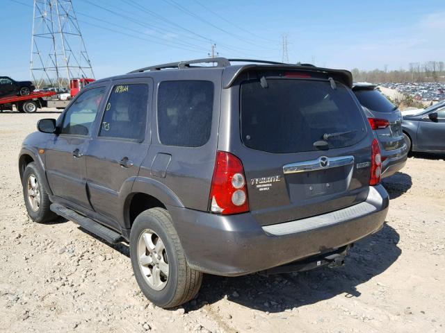 4F2CZ06185KM02959 - 2005 MAZDA TRIBUTE S GRAY photo 3