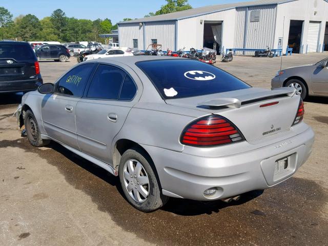 1G2NE52FX3C213907 - 2003 PONTIAC GRAND AM S SILVER photo 3