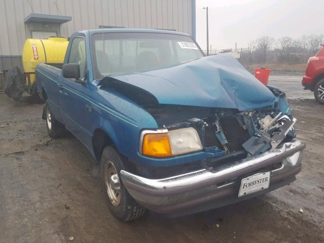 1FTCR10A6VTA62901 - 1997 FORD RANGER GREEN photo 1