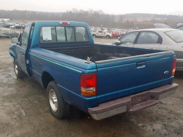 1FTCR10A6VTA62901 - 1997 FORD RANGER GREEN photo 3