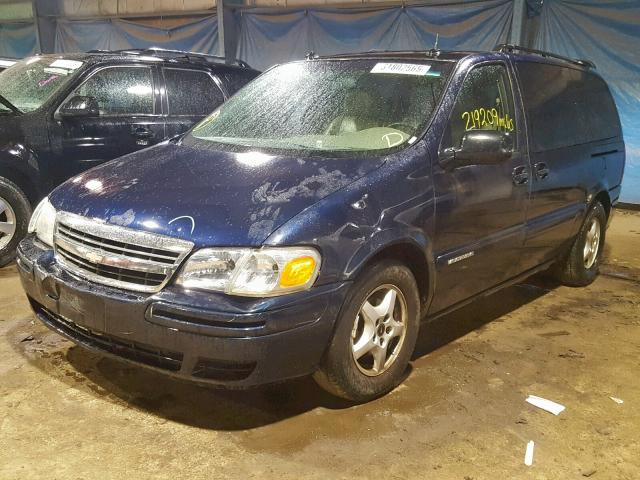 1GNDX13E64D125679 - 2004 CHEVROLET VENTURE LU BLUE photo 2