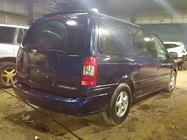 1GNDX13E64D125679 - 2004 CHEVROLET VENTURE LU BLUE photo 4