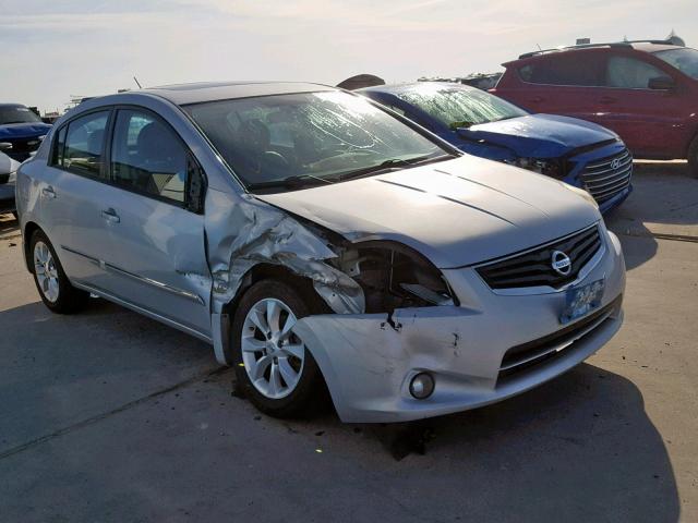 3N1AB6AP9CL650744 - 2012 NISSAN SENTRA 2.0 SILVER photo 1