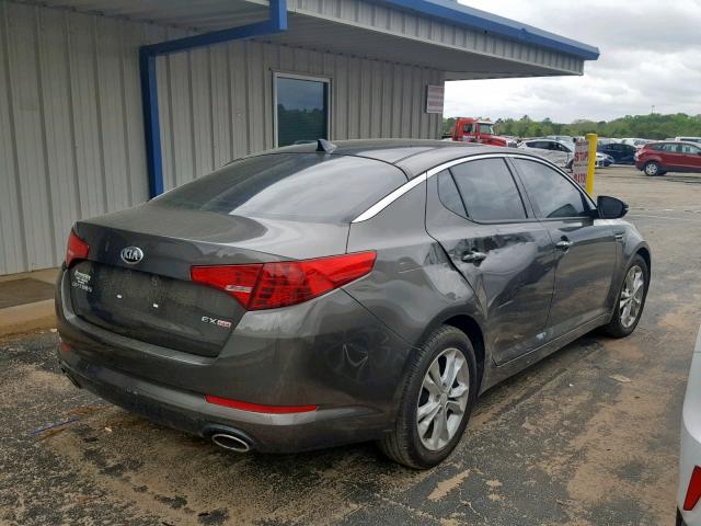 5XXGN4A74DG212441 - 2013 KIA OPTIMA EX BROWN photo 4