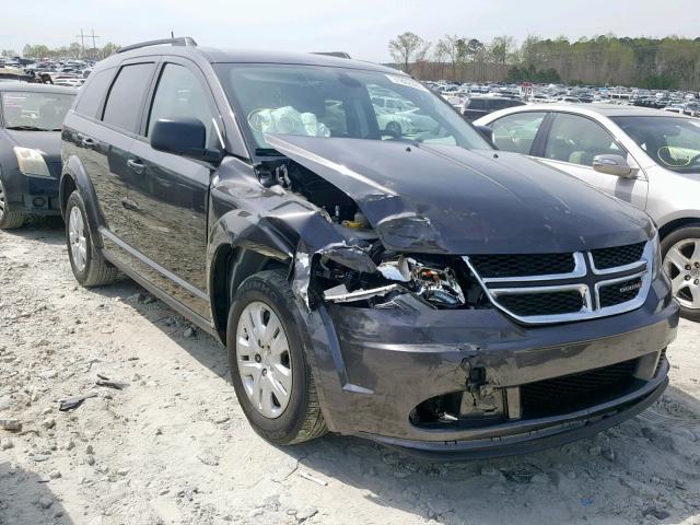 3C4PDCAB4JT474820 - 2018 DODGE JOURNEY SE BROWN photo 1