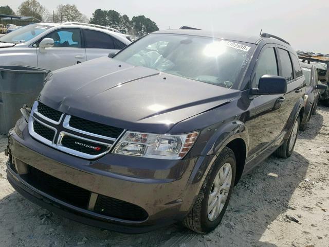 3C4PDCAB4JT474820 - 2018 DODGE JOURNEY SE BROWN photo 2