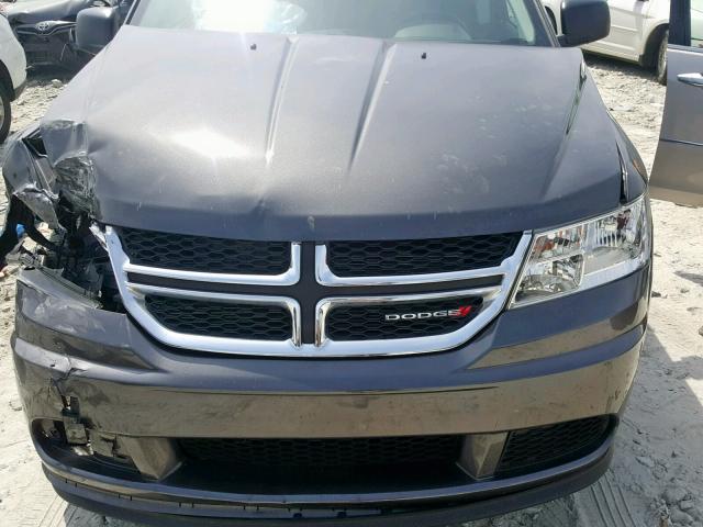 3C4PDCAB4JT474820 - 2018 DODGE JOURNEY SE BROWN photo 7