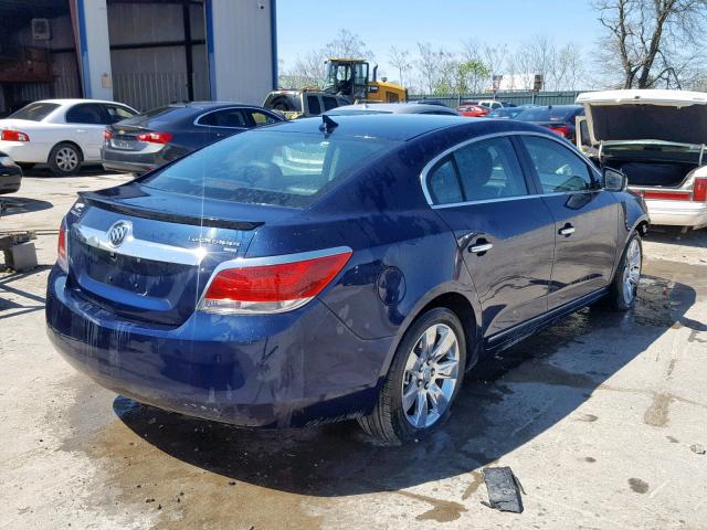 1G4GC5EC0BF392804 - 2011 BUICK LACROSSE C BLUE photo 4