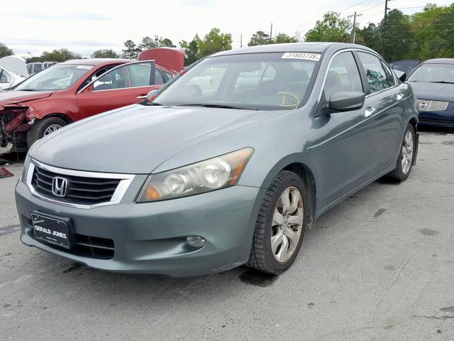 1HGCP368X8A023638 - 2008 HONDA ACCORD EXL GREEN photo 2