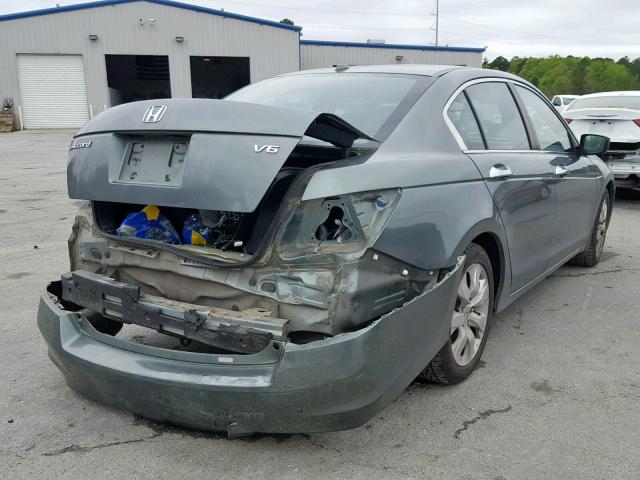 1HGCP368X8A023638 - 2008 HONDA ACCORD EXL GREEN photo 4