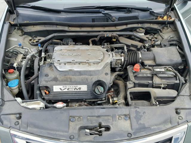 1HGCP368X8A023638 - 2008 HONDA ACCORD EXL GREEN photo 7