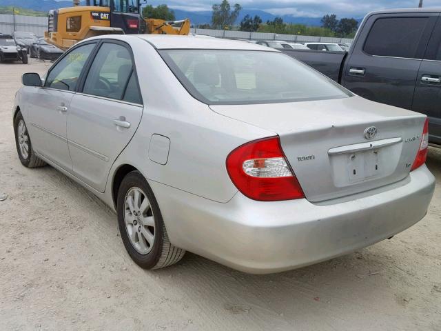 4T1BF32KX3U049609 - 2003 TOYOTA CAMRY LE GRAY photo 3