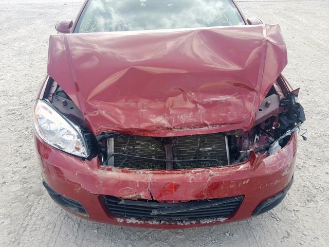 2G1WC5EM2B1143669 - 2011 CHEVROLET IMPALA LTZ RED photo 7