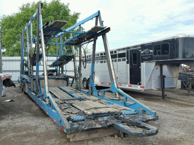 5E0AH14487G101501 - 2007 CAR TRAILER BLUE photo 1